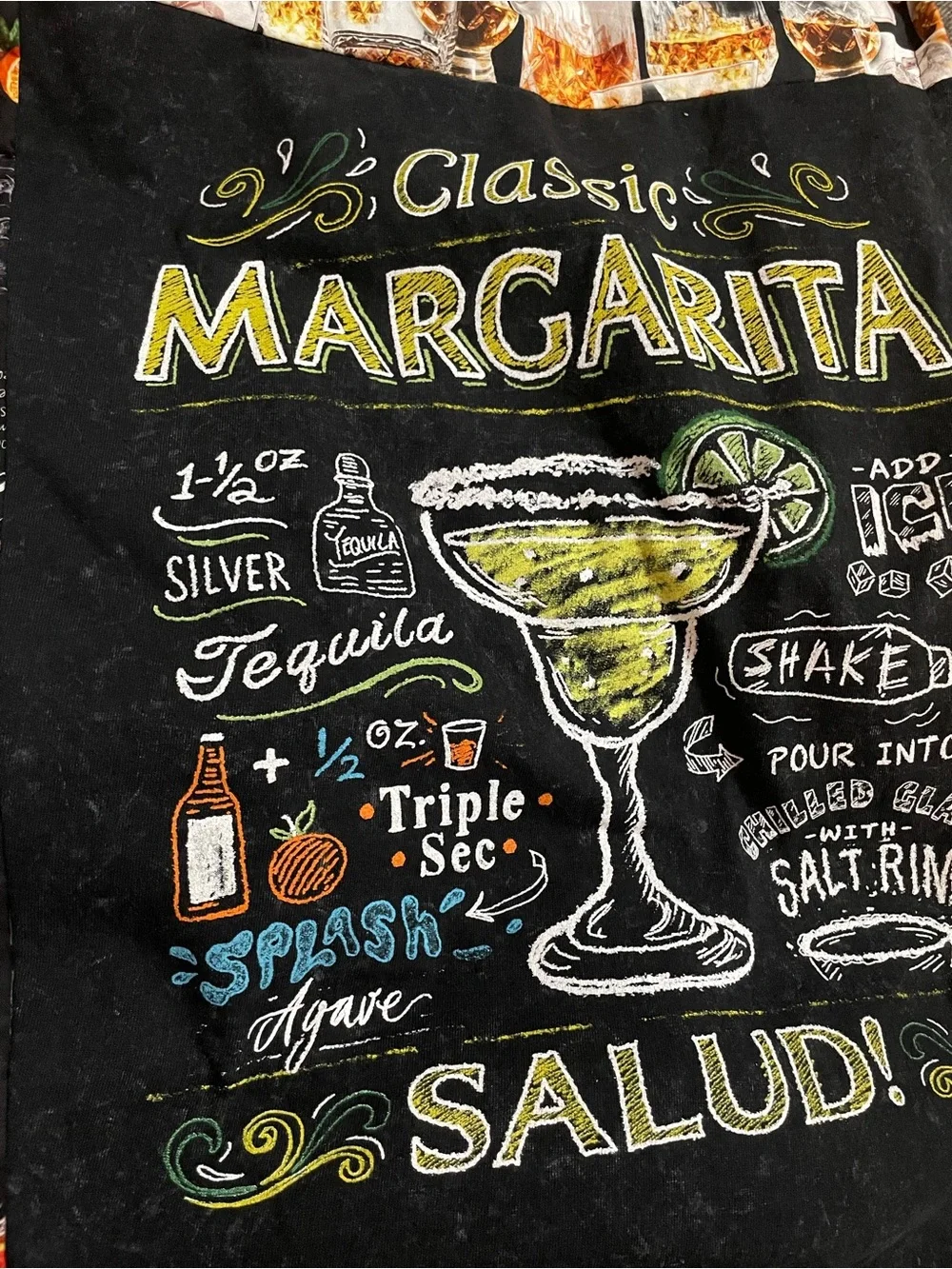Upcycled T-Shirt Quilt or Throw Cocktail Theme